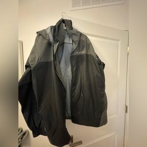 Columbia Mens Hooded Waterproof Lightweight Raincoat